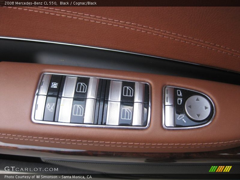 Black / Cognac/Black 2008 Mercedes-Benz CL 550