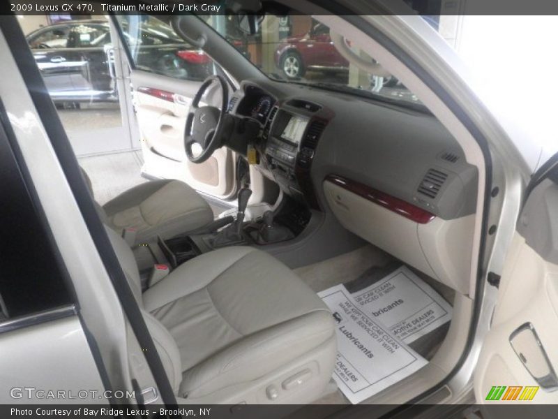 Titanium Metallic / Dark Gray 2009 Lexus GX 470