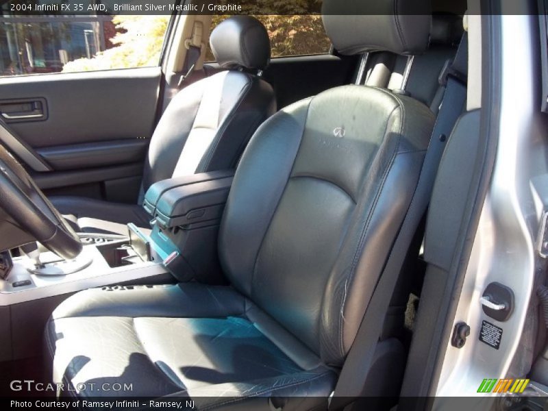 Brilliant Silver Metallic / Graphite 2004 Infiniti FX 35 AWD