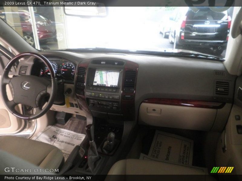 Titanium Metallic / Dark Gray 2009 Lexus GX 470