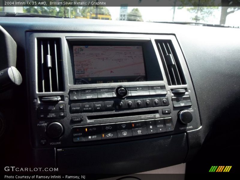 Brilliant Silver Metallic / Graphite 2004 Infiniti FX 35 AWD