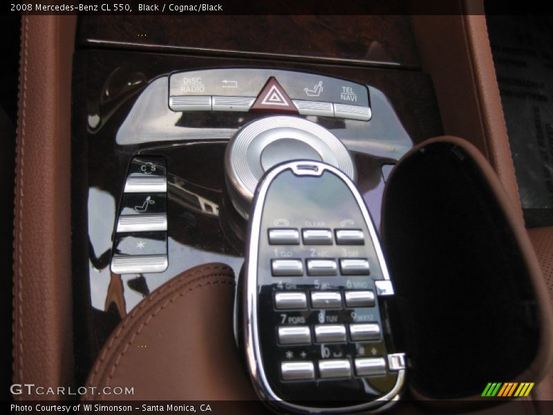 Black / Cognac/Black 2008 Mercedes-Benz CL 550