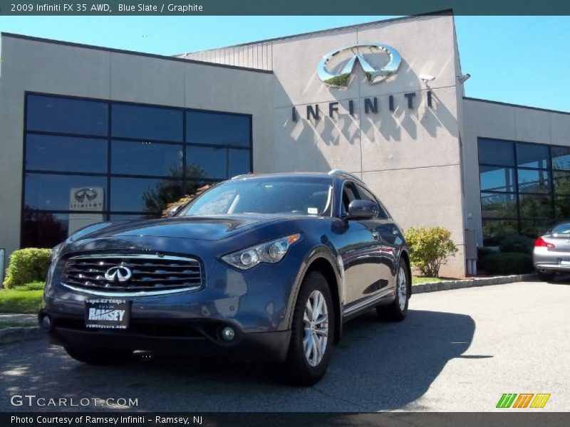 Blue Slate / Graphite 2009 Infiniti FX 35 AWD