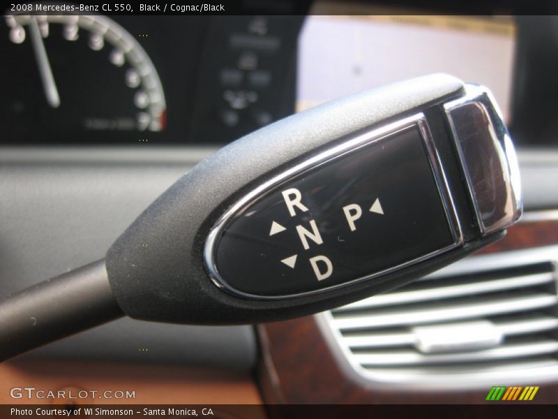 Black / Cognac/Black 2008 Mercedes-Benz CL 550