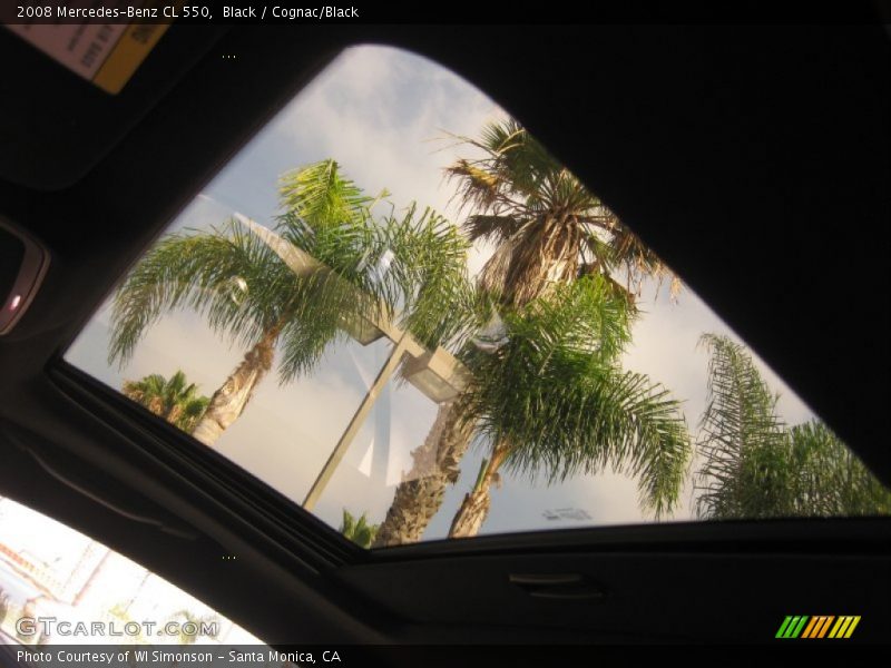 Black / Cognac/Black 2008 Mercedes-Benz CL 550