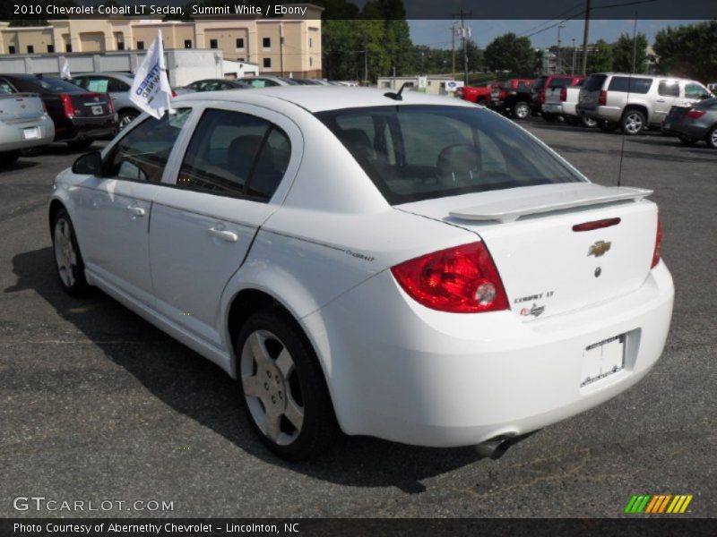 Summit White / Ebony 2010 Chevrolet Cobalt LT Sedan