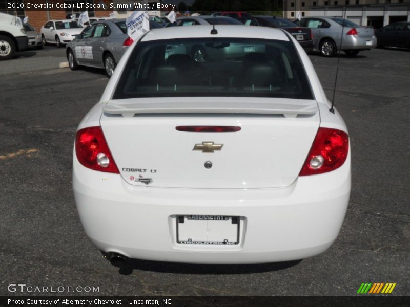Summit White / Ebony 2010 Chevrolet Cobalt LT Sedan