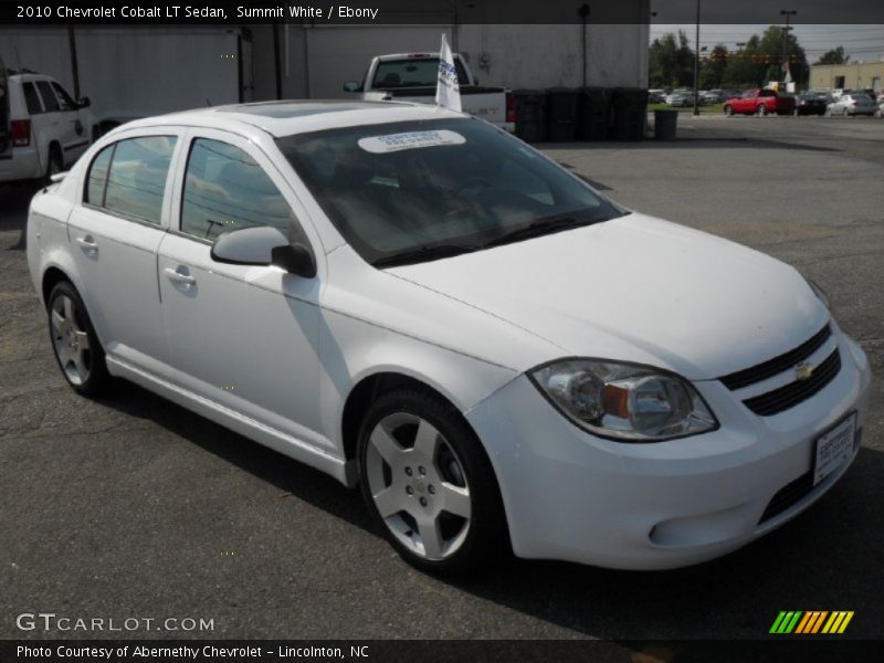 Summit White / Ebony 2010 Chevrolet Cobalt LT Sedan