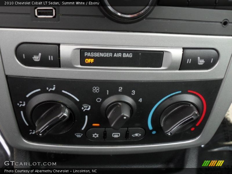 Summit White / Ebony 2010 Chevrolet Cobalt LT Sedan