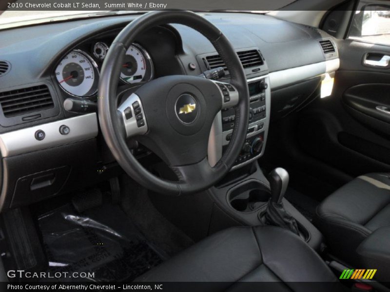 Summit White / Ebony 2010 Chevrolet Cobalt LT Sedan