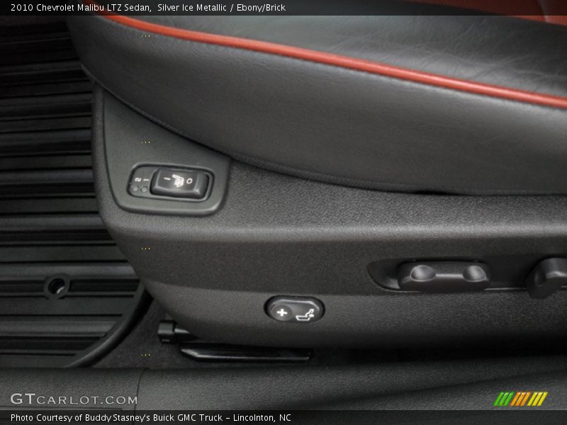 Silver Ice Metallic / Ebony/Brick 2010 Chevrolet Malibu LTZ Sedan