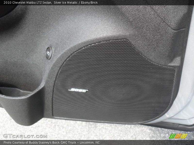 Silver Ice Metallic / Ebony/Brick 2010 Chevrolet Malibu LTZ Sedan