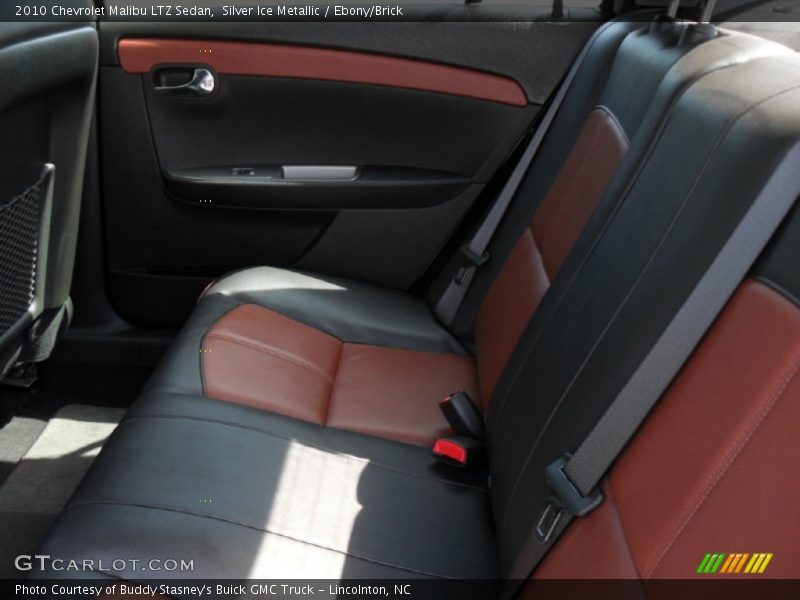 Silver Ice Metallic / Ebony/Brick 2010 Chevrolet Malibu LTZ Sedan