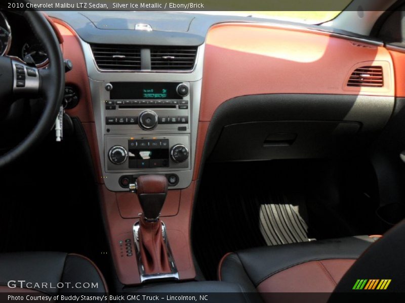 Silver Ice Metallic / Ebony/Brick 2010 Chevrolet Malibu LTZ Sedan
