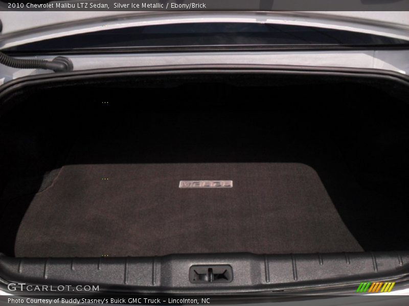 Silver Ice Metallic / Ebony/Brick 2010 Chevrolet Malibu LTZ Sedan