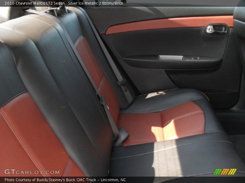 Silver Ice Metallic / Ebony/Brick 2010 Chevrolet Malibu LTZ Sedan