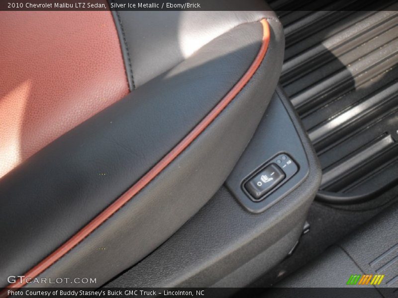Silver Ice Metallic / Ebony/Brick 2010 Chevrolet Malibu LTZ Sedan