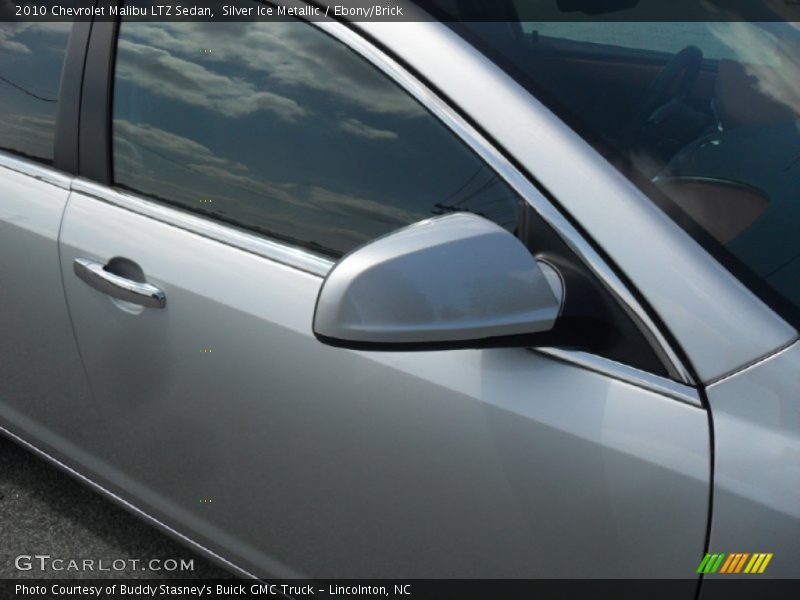 Silver Ice Metallic / Ebony/Brick 2010 Chevrolet Malibu LTZ Sedan
