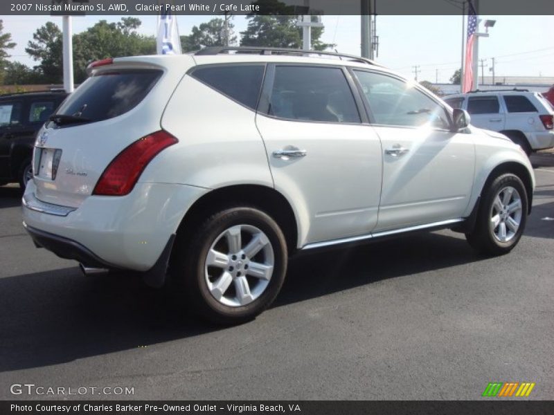 Glacier Pearl White / Cafe Latte 2007 Nissan Murano SL AWD