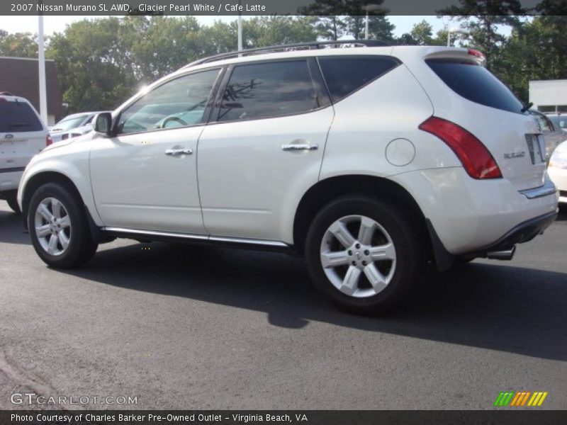 Glacier Pearl White / Cafe Latte 2007 Nissan Murano SL AWD
