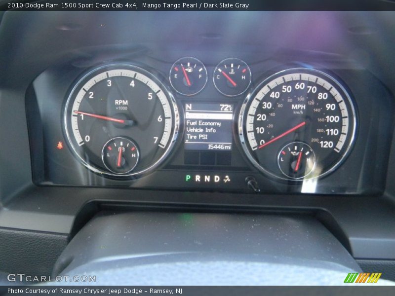 Mango Tango Pearl / Dark Slate Gray 2010 Dodge Ram 1500 Sport Crew Cab 4x4