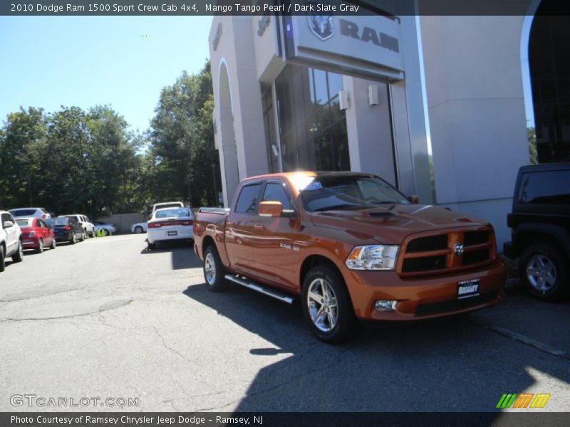 Mango Tango Pearl / Dark Slate Gray 2010 Dodge Ram 1500 Sport Crew Cab 4x4