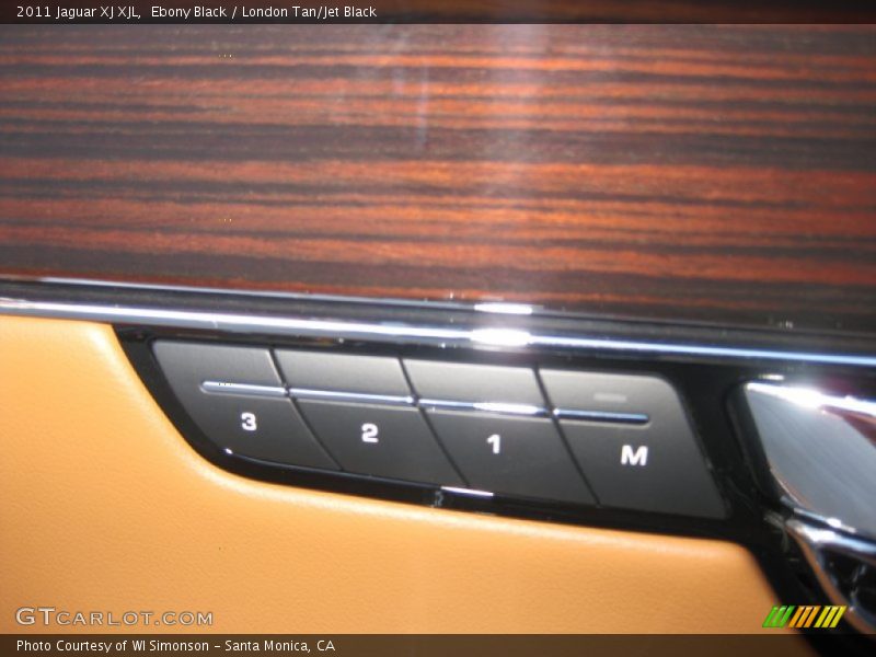 Ebony Black / London Tan/Jet Black 2011 Jaguar XJ XJL