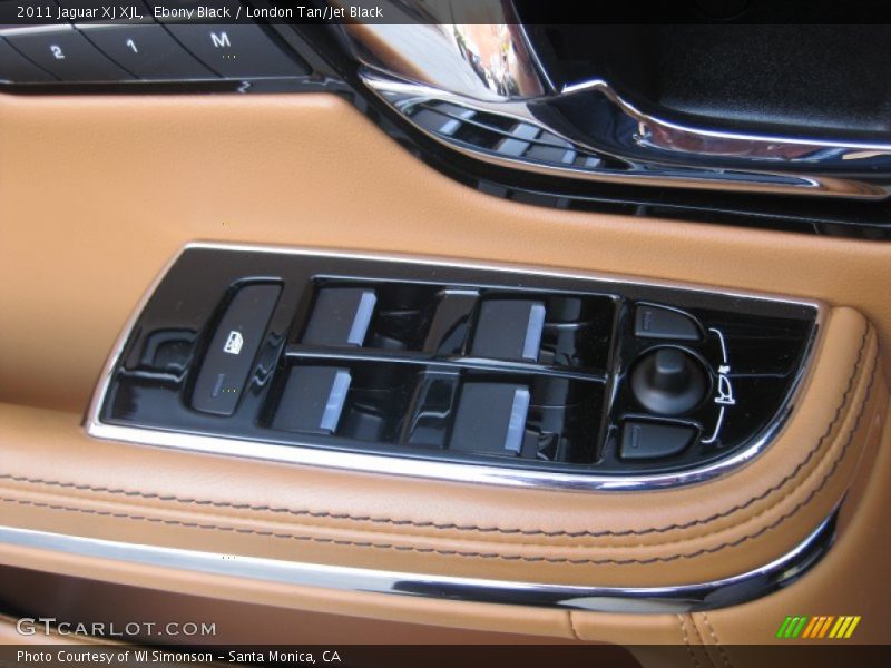 Ebony Black / London Tan/Jet Black 2011 Jaguar XJ XJL