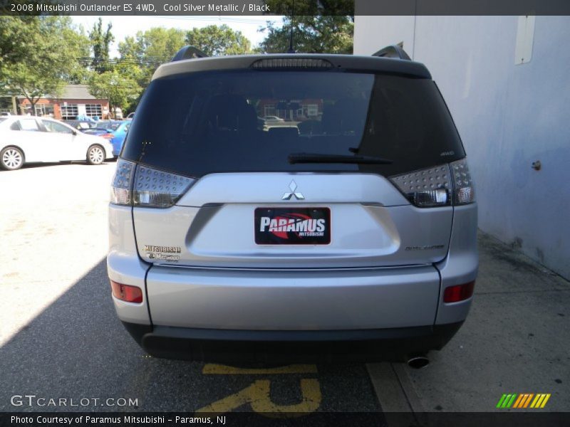 Cool Silver Metallic / Black 2008 Mitsubishi Outlander ES 4WD