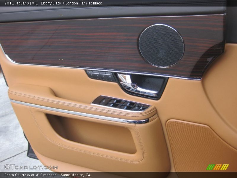 Ebony Black / London Tan/Jet Black 2011 Jaguar XJ XJL