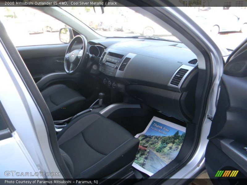 Cool Silver Metallic / Black 2008 Mitsubishi Outlander ES 4WD