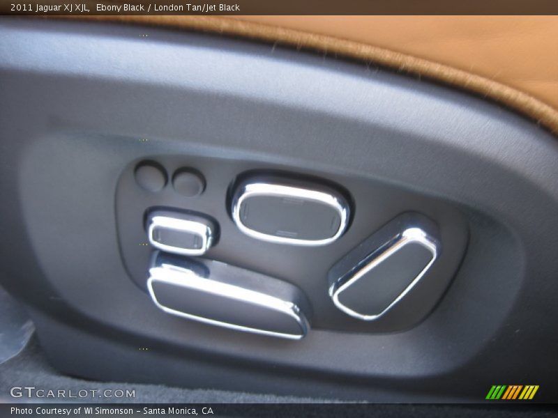Ebony Black / London Tan/Jet Black 2011 Jaguar XJ XJL
