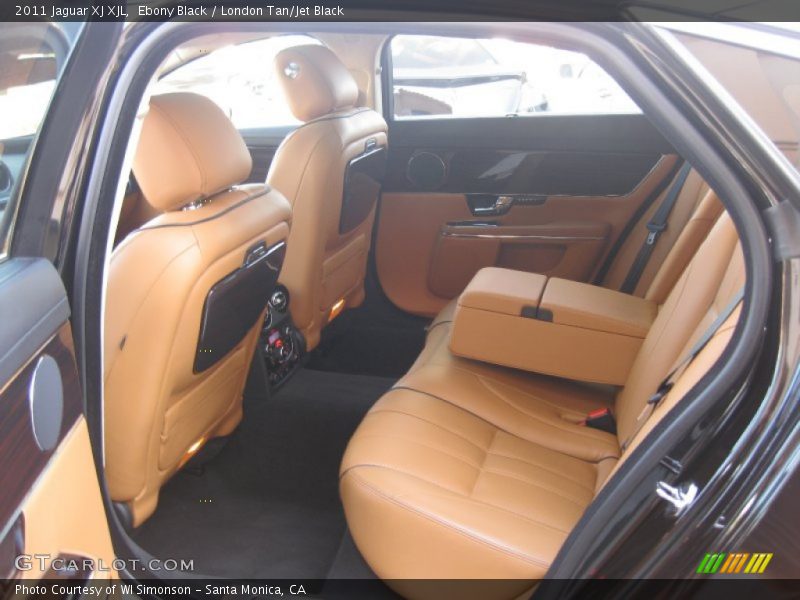 Ebony Black / London Tan/Jet Black 2011 Jaguar XJ XJL