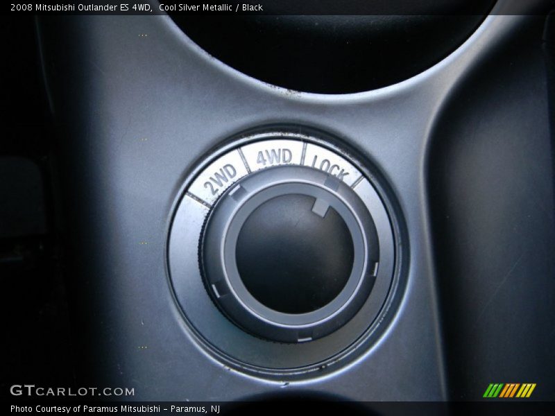 Cool Silver Metallic / Black 2008 Mitsubishi Outlander ES 4WD