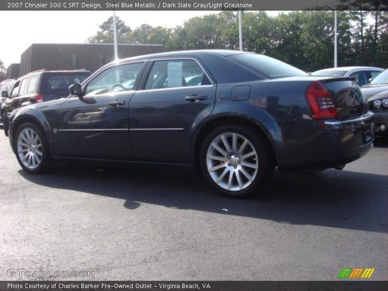 Steel Blue Metallic / Dark Slate Gray/Light Graystone 2007 Chrysler 300 C SRT Design
