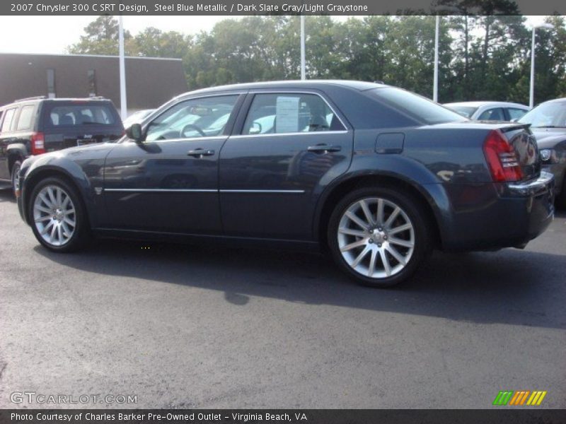 Steel Blue Metallic / Dark Slate Gray/Light Graystone 2007 Chrysler 300 C SRT Design