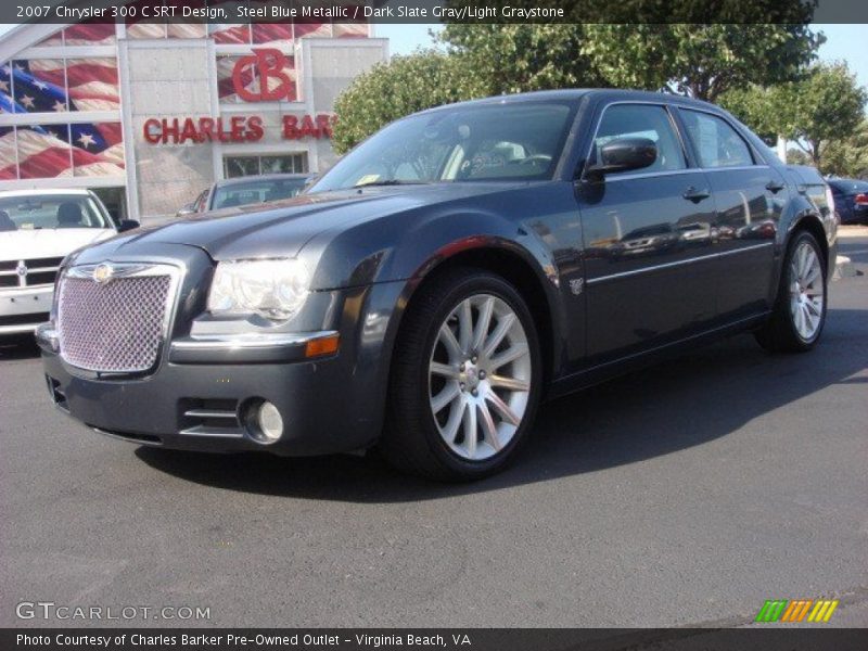 Steel Blue Metallic / Dark Slate Gray/Light Graystone 2007 Chrysler 300 C SRT Design
