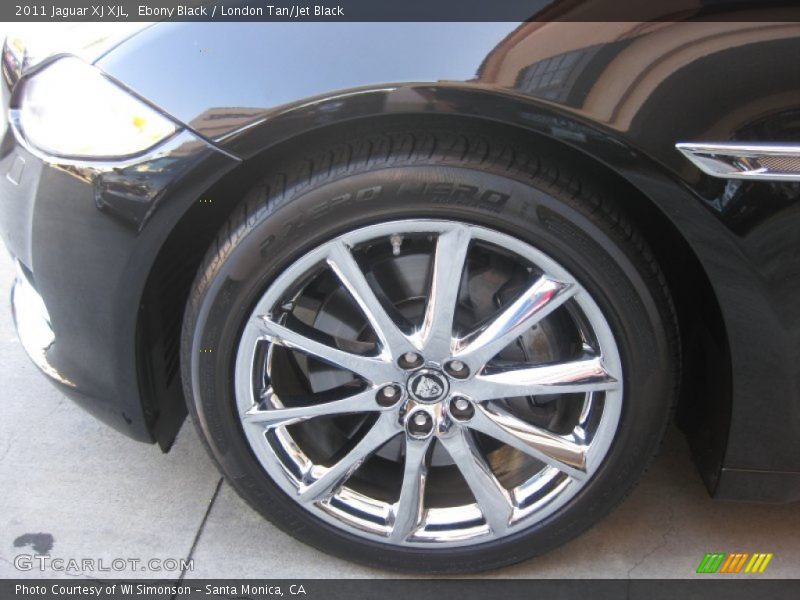 Ebony Black / London Tan/Jet Black 2011 Jaguar XJ XJL