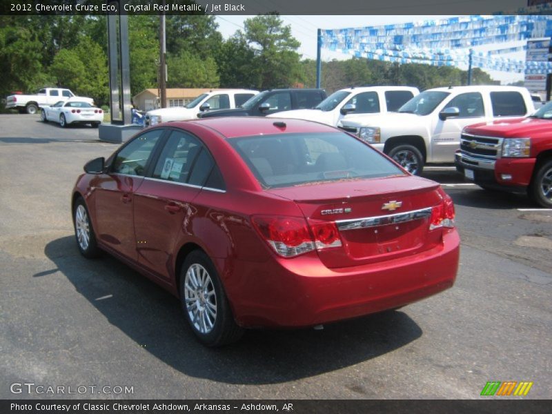 Crystal Red Metallic / Jet Black 2012 Chevrolet Cruze Eco