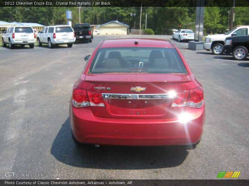 Crystal Red Metallic / Jet Black 2012 Chevrolet Cruze Eco