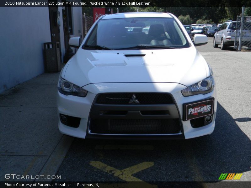 Wicked White / Black Full Leather 2010 Mitsubishi Lancer Evolution MR Touring
