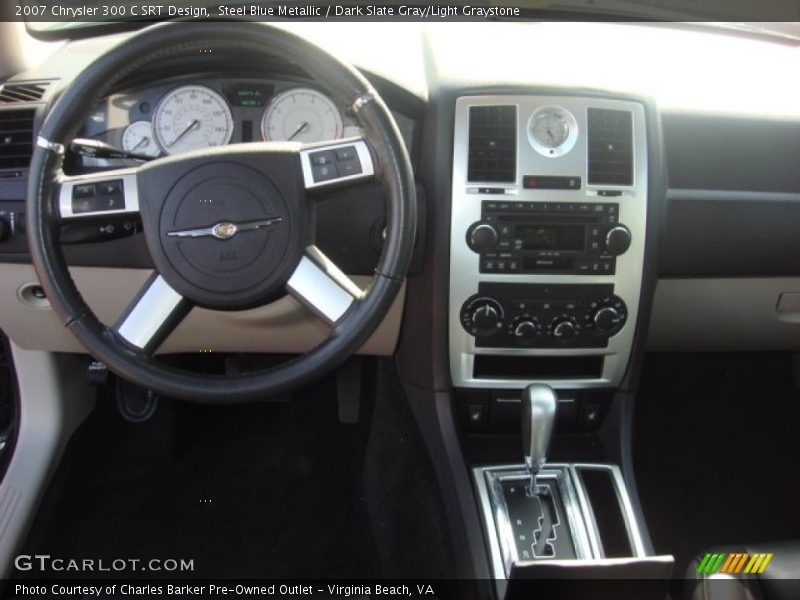 Steel Blue Metallic / Dark Slate Gray/Light Graystone 2007 Chrysler 300 C SRT Design