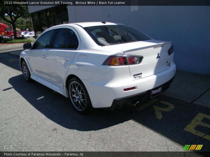 Wicked White / Black Full Leather 2010 Mitsubishi Lancer Evolution MR Touring