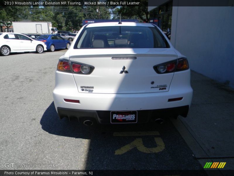 Wicked White / Black Full Leather 2010 Mitsubishi Lancer Evolution MR Touring