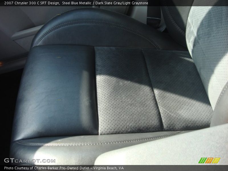 Steel Blue Metallic / Dark Slate Gray/Light Graystone 2007 Chrysler 300 C SRT Design
