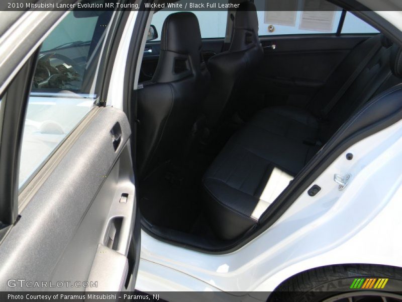 Wicked White / Black Full Leather 2010 Mitsubishi Lancer Evolution MR Touring