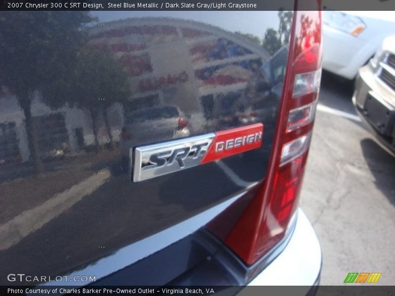 Steel Blue Metallic / Dark Slate Gray/Light Graystone 2007 Chrysler 300 C SRT Design