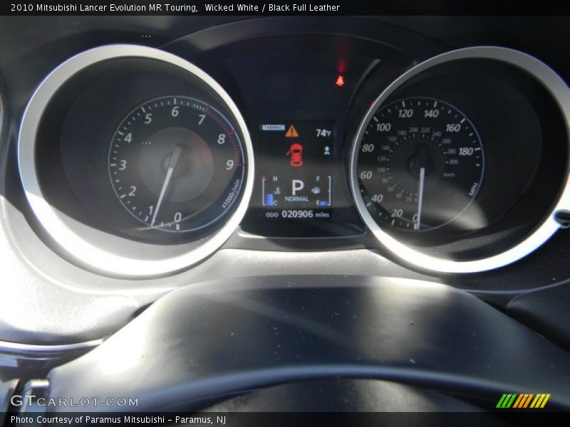 Wicked White / Black Full Leather 2010 Mitsubishi Lancer Evolution MR Touring