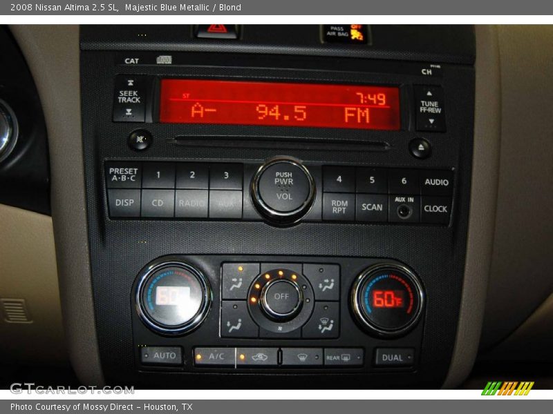 Majestic Blue Metallic / Blond 2008 Nissan Altima 2.5 SL