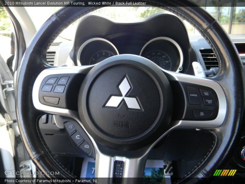 Wicked White / Black Full Leather 2010 Mitsubishi Lancer Evolution MR Touring